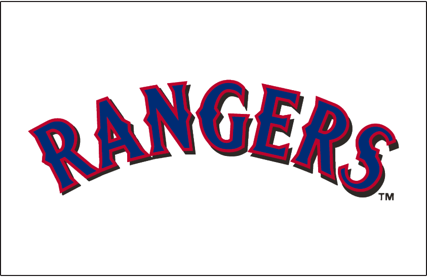 Texas Rangers 2001-2008 Jersey Logo t shirts iron on transfers
